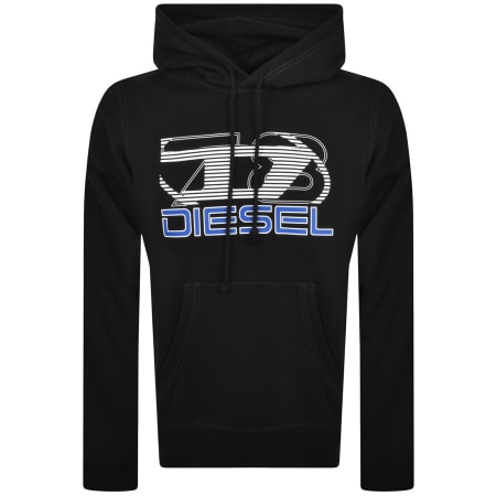 Diesel Ginn K45 Hoodie Black Mainline Menswear